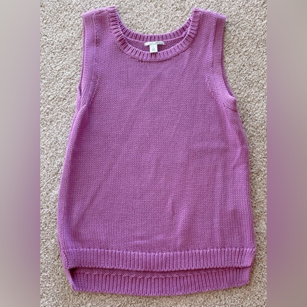 Halogen Lavender Sleeveless Sweater